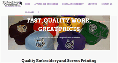 Desktop Screenshot of embroiderycreationsllc.com